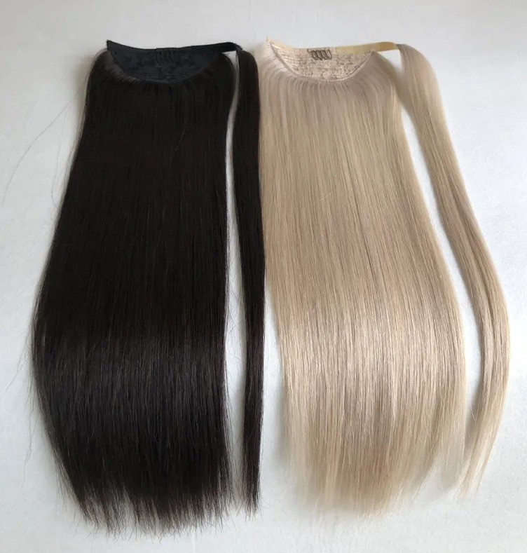 Remy Clip-in Ponytail Extensions - 18" - 20"